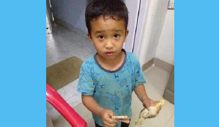 মুরগির বাচ্চাকে বাঁচাতে হাসপাতালে ৬ বছরের শিশু, ছবি ভাইরাল