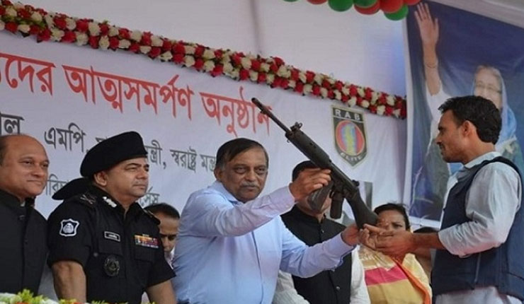 পাবনায় ৬১৪ চরমপন্থী আত্মসমর্পণ করবেন মঙ্গলবার