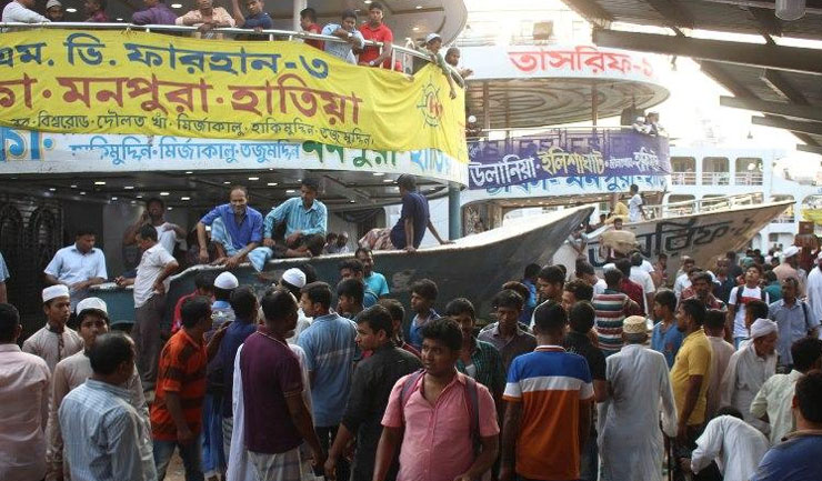 বরিশালের সব রুটে নৌযান চলাচল শুরু