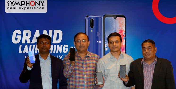 সিম্ফনির নতুন 'জেড২০' ফ্ল্যাগশিপ স্মার্টফোন বাজারে