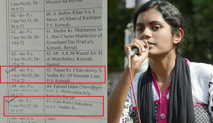 গেজেটেড মুক্তিযোদ্ধা এখন ৬৩ নম্বর রাজাকার!