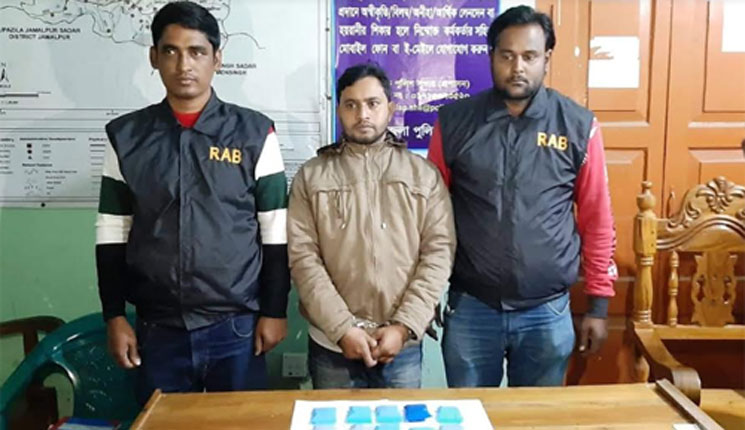 শেরপুরে ৩ হাজার পিস ইয়াবাসহ আটক ১