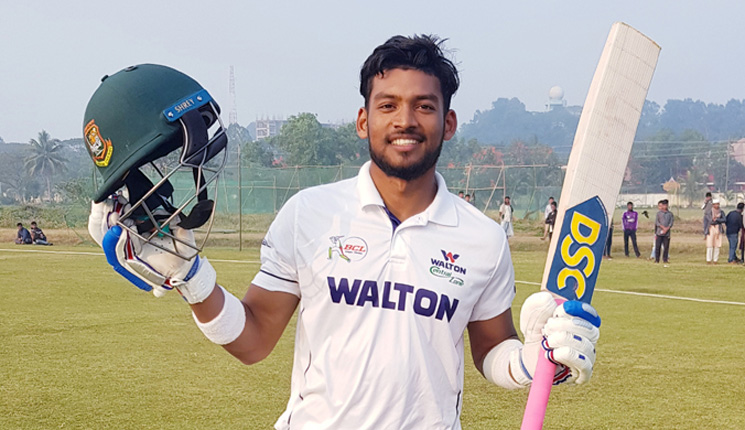 দুই ছক্কায় ক্যারিয়ারের প্রথম ডাবল সেঞ্চুরি শান্তর