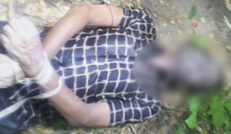 পুকুর থেকে হাত-পা বাঁধা কৃষকের লাশ উদ্ধার