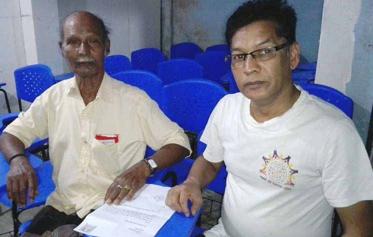 জাতির জনকের জম্মশত বার্ষিকীতে বাসস্হান চায় গৃহহীন মুক্তিযোদ্ধা বিজন চন্দ্র দাশ