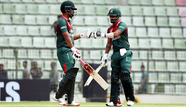 তামিম-লিটনের ব্যাটে উড়ন্ত সূচনা