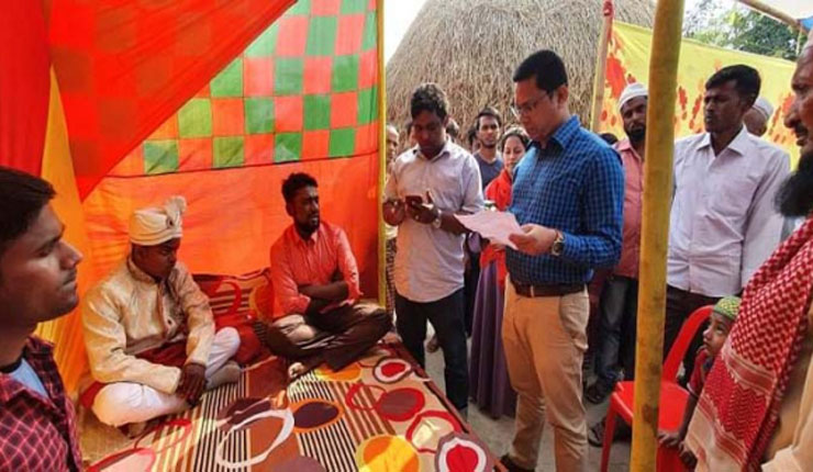 অল্প বয়সী মেয়ে বিয়ে করতে এসে বর গেলেন কারাগারে