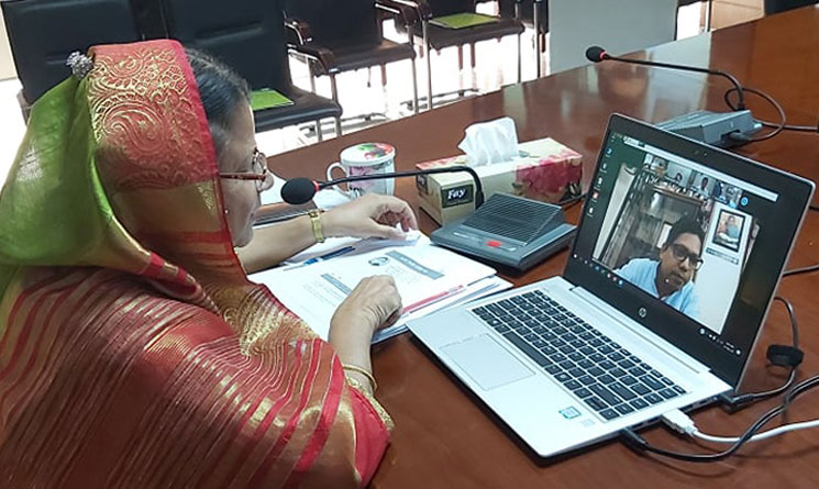 ভিডিও কনফারেন্সে নির্বাহী কমিটির সভা করলেন আইসিটি প্রতিমন্ত্রী