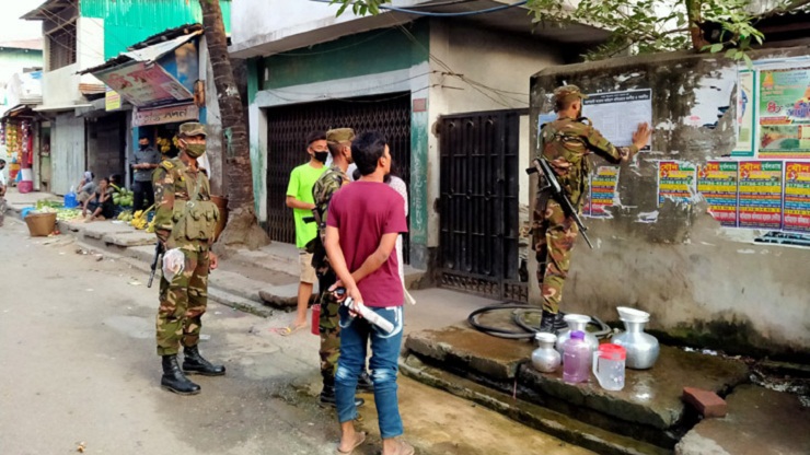 বান্দরবানের ৩ উপজেলা লকডাউন