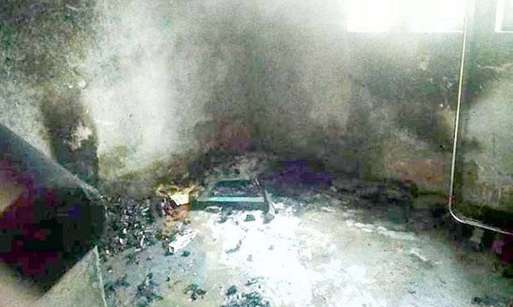 মণিরামপুর, হাসপাতাল, আগুন,