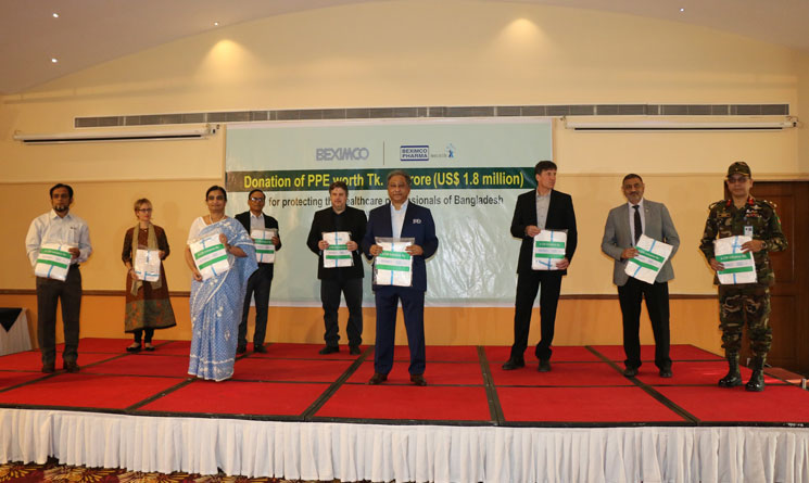 স্বাস্থ্যসেবা পেশাজীবীদের ১.৮ মিলিয়ন ডলারের পিপিই দেবে বেক্সিমকো