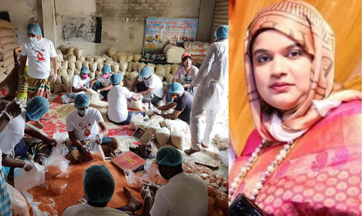 দশ হাজার পরিবারকে খাদ্য সহায়তা দিলেন সেলিনা ইসলাম এমপি