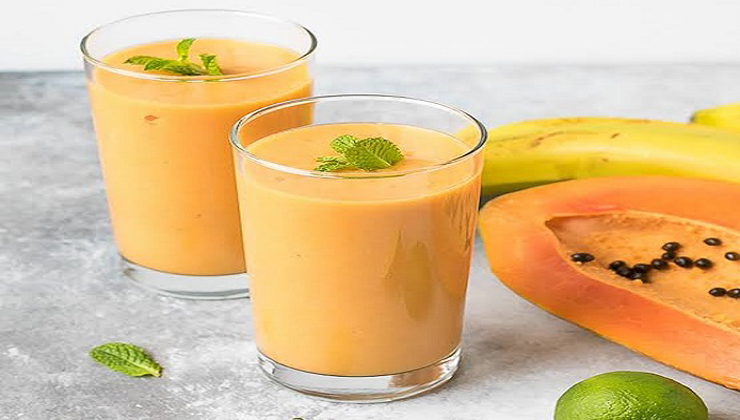 ইফতারে রাখুন স্বাস্থ্যকর পেঁপে কলার স্মুদি