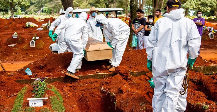 ব্রাজিলে ২৪ ঘণ্টায় আক্রান্ত সাড়ে ১০ হাজার, মৃত্যু ৬১৫
