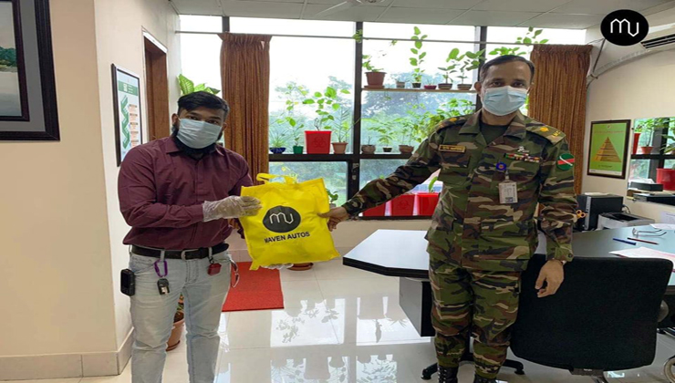 ই-কমার্স ব্যবহার করে চিকিৎসকদের মাস্ক উপহার দিলো ম্যাভেন অটোস