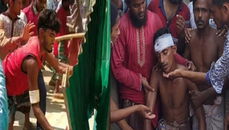 ধর্ম অবমাননার অভিযোগে ভোলায় ফের সংঘর্ষ, আহত ১০