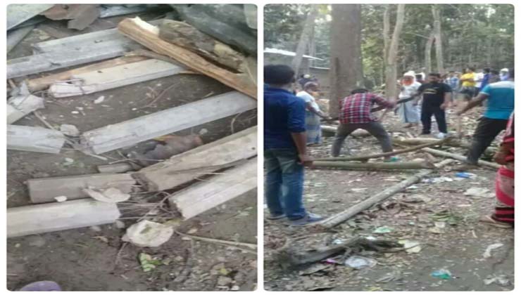কমলনগরে জমির বিরোধ জের প্রতিপক্ষের হামলায় আহত ৩ 