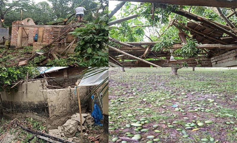 আম্পান ভেঙ্গেছে ১৪০০ ঘর