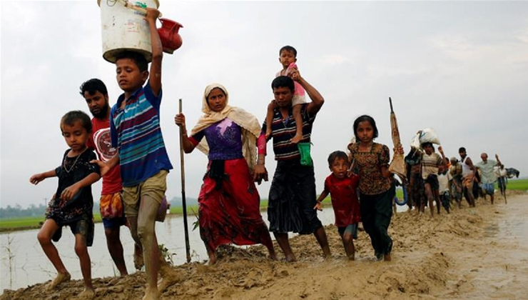 মিয়ানমারের রাখাইনে আবারও পালাচ্ছে হাজারও মানুষ