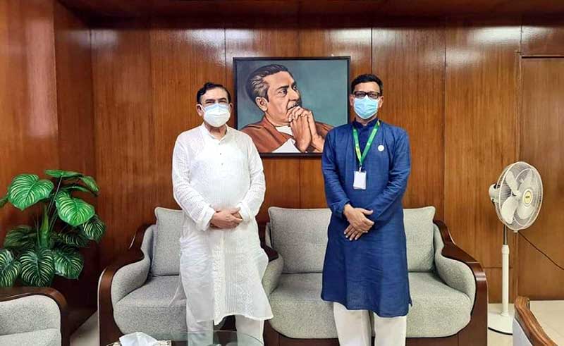 নৌপরিবহন মন্ত্রণালয়ে সাবেক মন্ত্রী শাজাহান খান