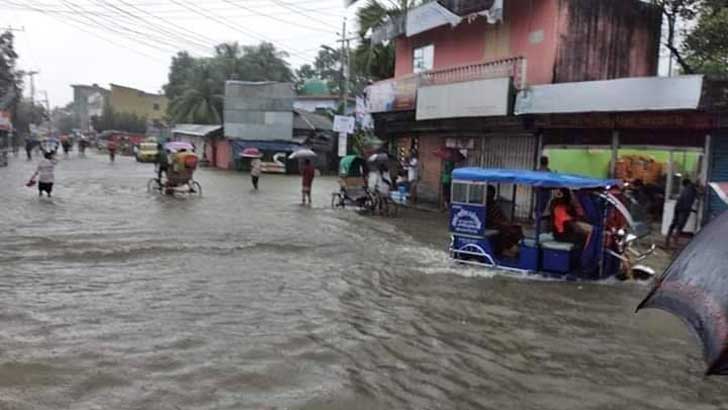 বন্যায় দেশের ১০ জেলা প্লাবিত