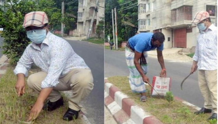 ২ হাজার খেজুরবীজ রোপণ করলেন শিক্ষক