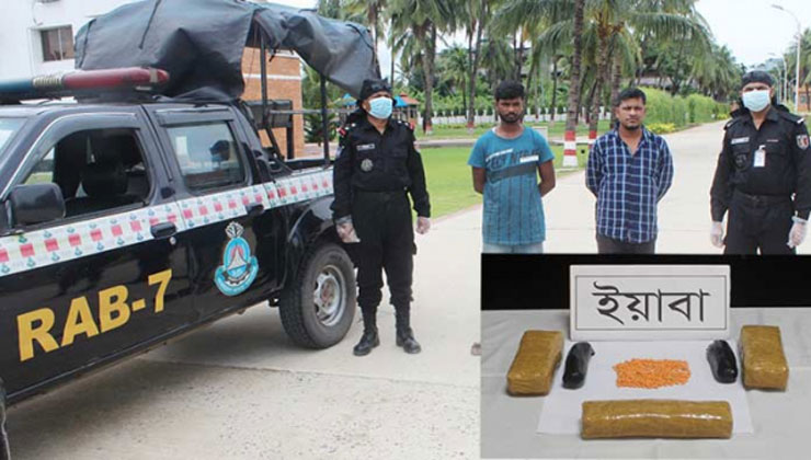লাইটের কাভার থেকে উদ্ধার ৭২ লাখ টাকার ইয়াবা
