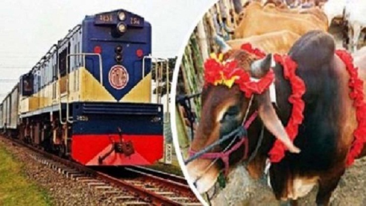 ট্রেনে পশু আনতে প্রতি কিলোতে খরচ মাত্র ২০ টাকা
