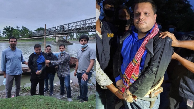 বোরকা পরা অবস্থায় গ্রেফতার করা হয় সাহেদকে
