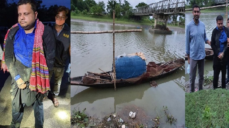 নৌকায় করে ভারতে পালাচ্ছিলেন সাহেদ