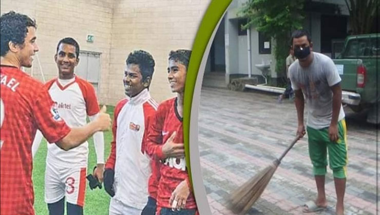 ম্যানচেস্টার ইউনাইটেডে সুযোগ পাওয়া ফরিদপুরের রিপন এখন ‘পরিচ্ছন্নতাকর্মী’