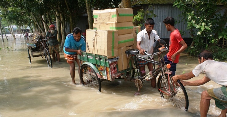 গাইবান্ধায় এখনও দেড় লাখ মানুষ পানিবন্দি