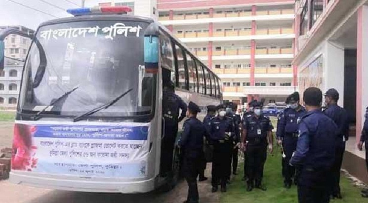 প্লাজমা দিতে কুমিল্লা থেকে ৬৫ পুলিশ ঢাকায়