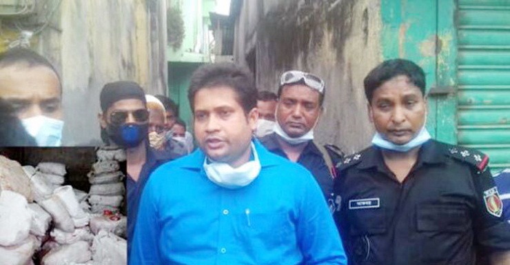 সৈয়দপুরে ৬০ টন নিষিদ্ধ পলিথিন জব্দ, ৩ লাখ টাকা জরিমানা