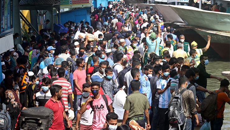 নৌপথে করোনা নেই!
