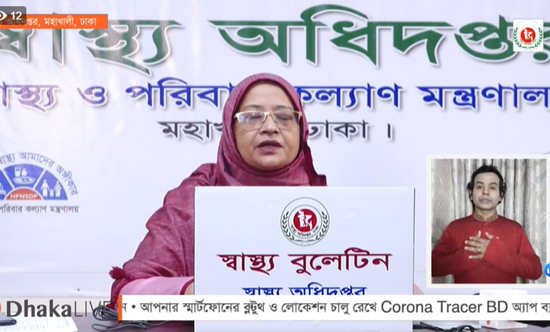 দেশে করোনায় মৃত্যু ৩০ শনাক্ত ১৩৫৬ জন