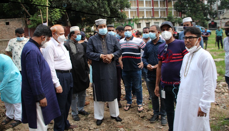 স্কুলের ভিত্তি প্রস্তর স্থাপন উদ্বোধন করলেন সাংসদ সদস্য আল্বহাজ্জ ইলিয়াস উদ্দিন মোল্লা্হ