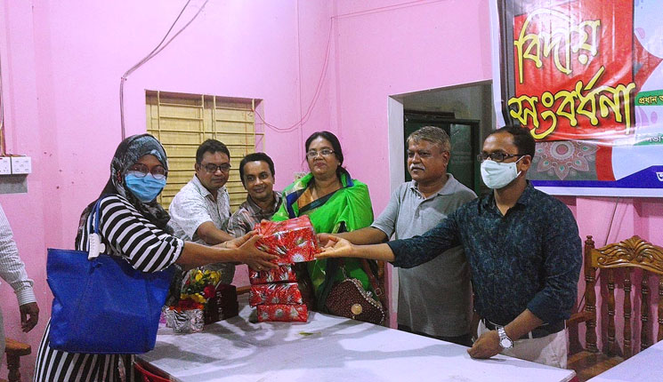 ইসলামপুরে সাতজন কর্মকর্তার বিদায় ও বরণ সংবর্ধনা প্রদান