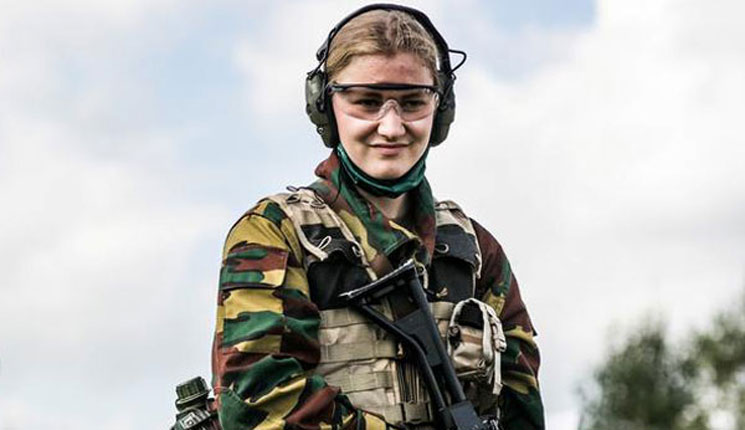 রাজকন্যার সামরিক প্রশিক্ষণ