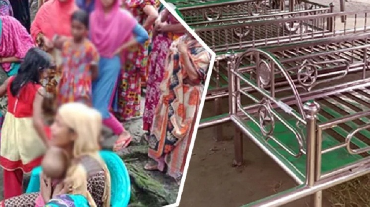 মায়ের লাশ দেখে মারা গেলেন মেয়ে, মেয়ের শোকে বাবারও মৃত্যু