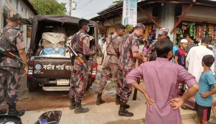 মাধবপুরে ট্রাস্কফোর্সের অভিযানে আতশবাজি উদ্ধার