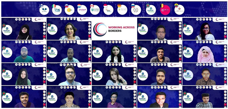 বেলজিয়ামের ইউসি লভেন লিসবার্গ বিশ্ববিদ্যালয়ের প্রজেক্টে ড্যাফোডিলে শিক্ষার্থীরা