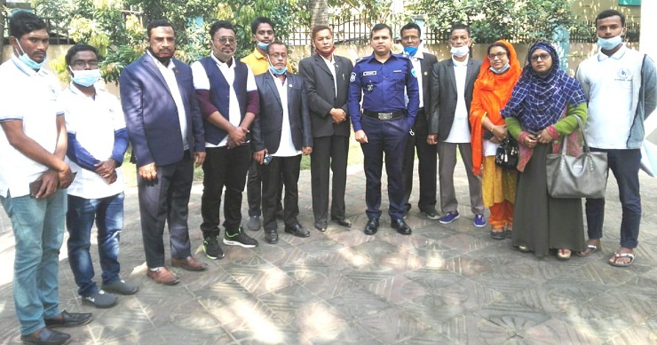 নবাগত এ.এসপি আশরাফুল করিমের সাথে সেভ দ্যা হিউম্যানিটির মতবিনিময় সভা অনুষ্ঠিত