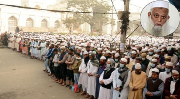নূর হোসাইন কাসেমীর দাফন সম্পন্ন