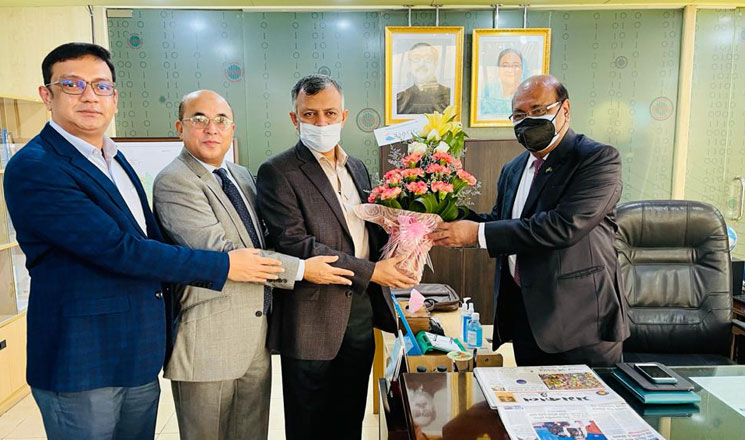 বিটিআরসির নতুন চেয়ারম্যানকে বাক্কোর সংবর্ধনা