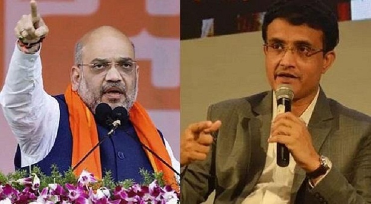 সৌরভের খোঁজ নিলেন অমিত শাহ