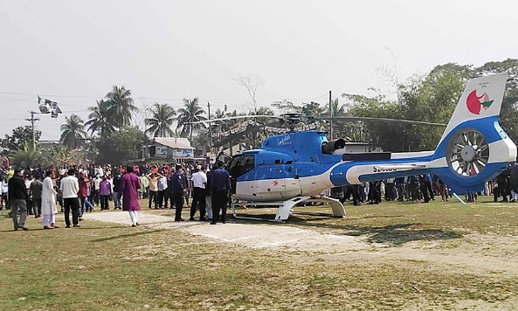 এমপি মিলন অসুস্থ, হেলিকপ্টারে নেওয়া হলো ঢাকায়
