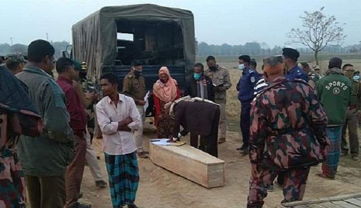 গুলিতে নিহত যুবকের লাশ ফেরত দিলো বিএসএফ