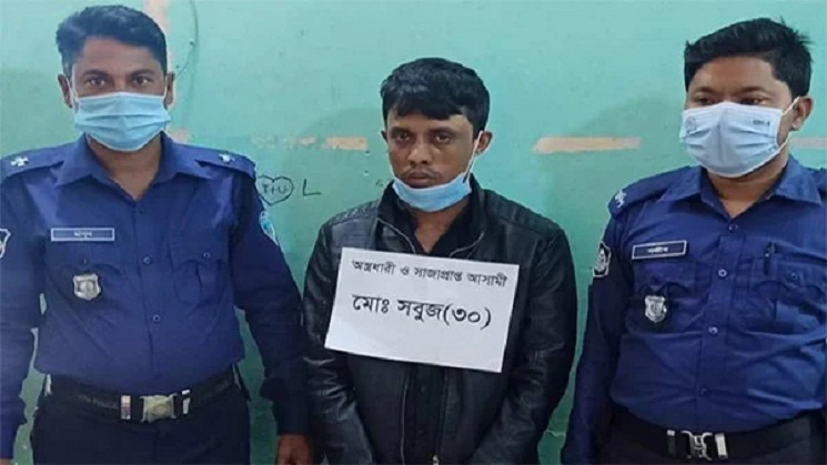 নোয়াখালীতে অস্ত্রসহ সবুজ বাহিনীর প্রধান সবুজ গ্রেফতার