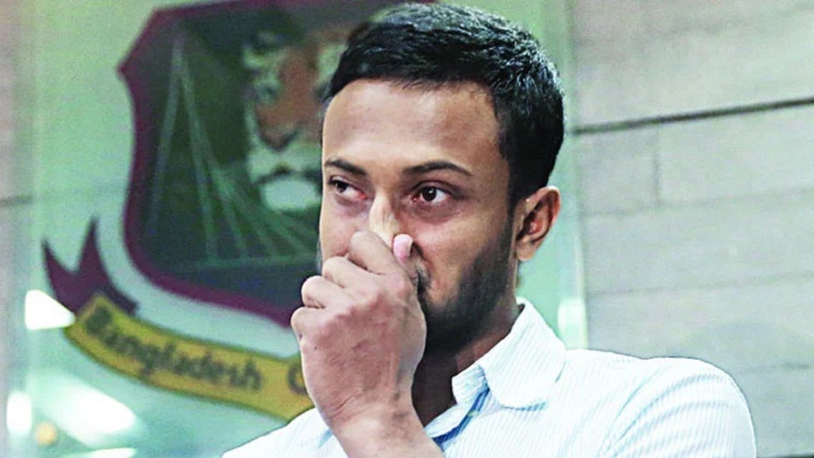 বিসিবির চুক্তি থেকে বাদ পড়ছেন সাকিব